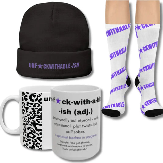 Beanie, mug, socks, bundle UNFUCKWITHABLE-ish