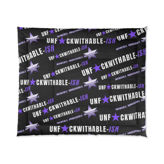 https://www.thebeangrind.shop/products/unfuckwithableish-purple-black-queen-comforter