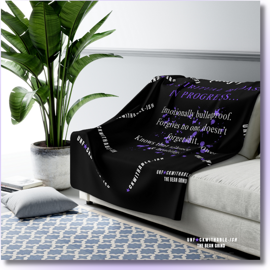 The Bean Grind Exclusive: UNF★CKWITHABLE-ISH Definition Blanket - The Spiritual Badass Edition